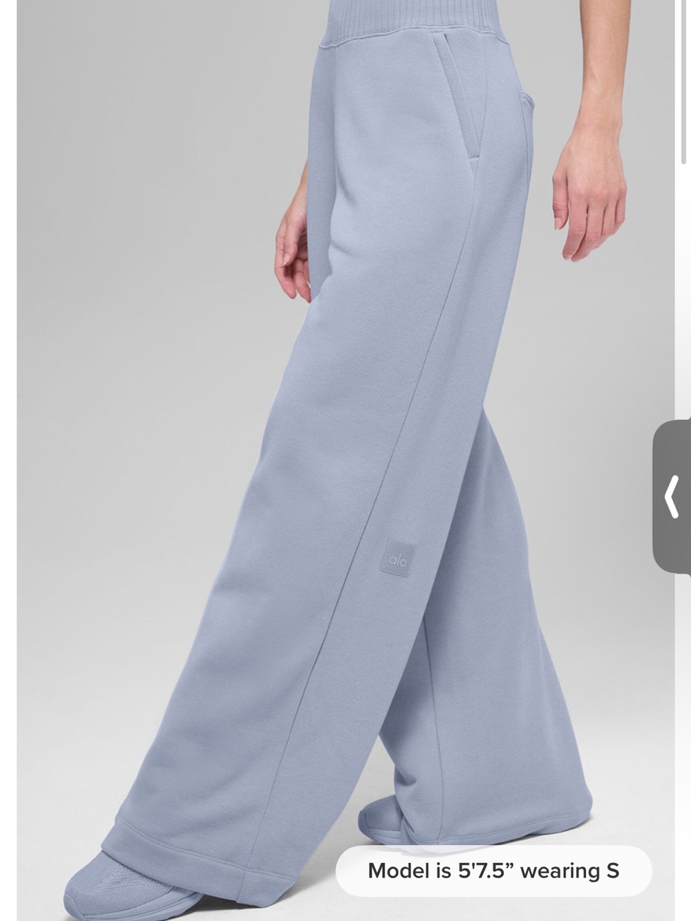 Alo Yoga Winter Frost Serenity Drawstring Jogger Pants Size Small